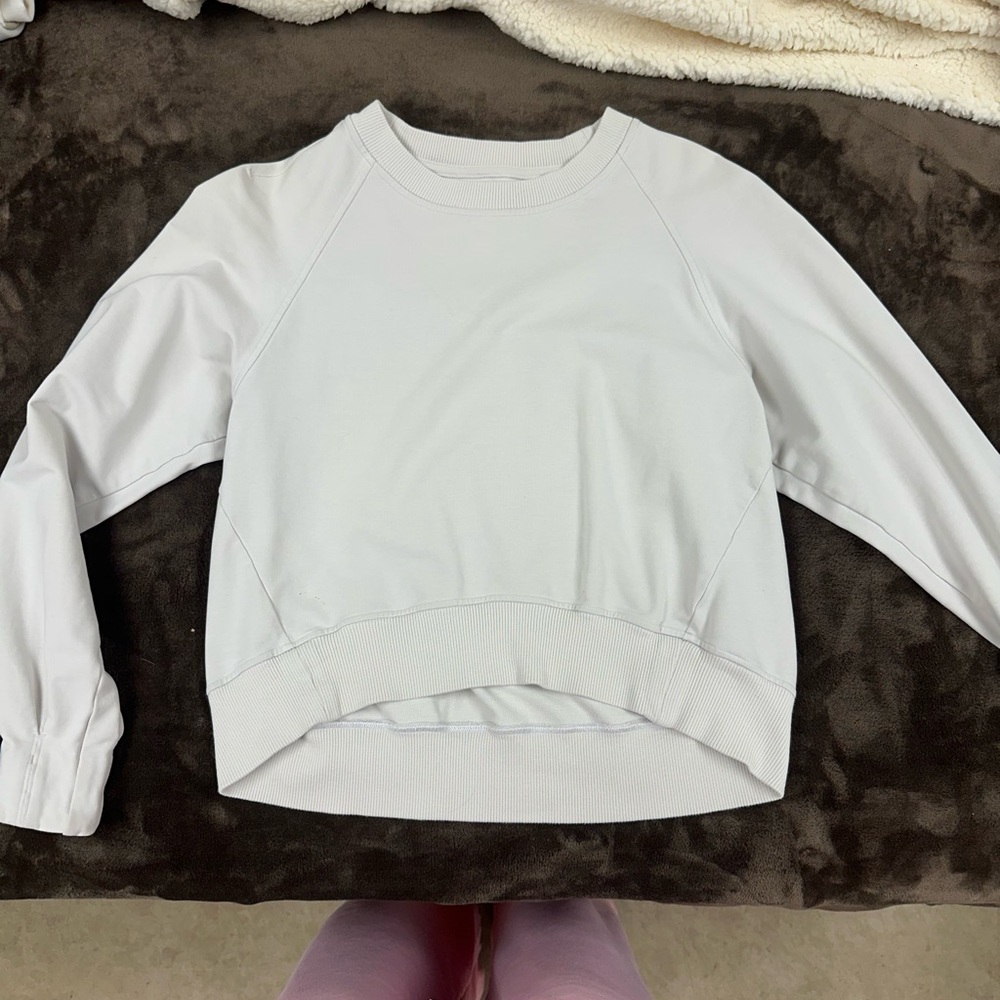 Lululemon Athletica White Sweatshirt
